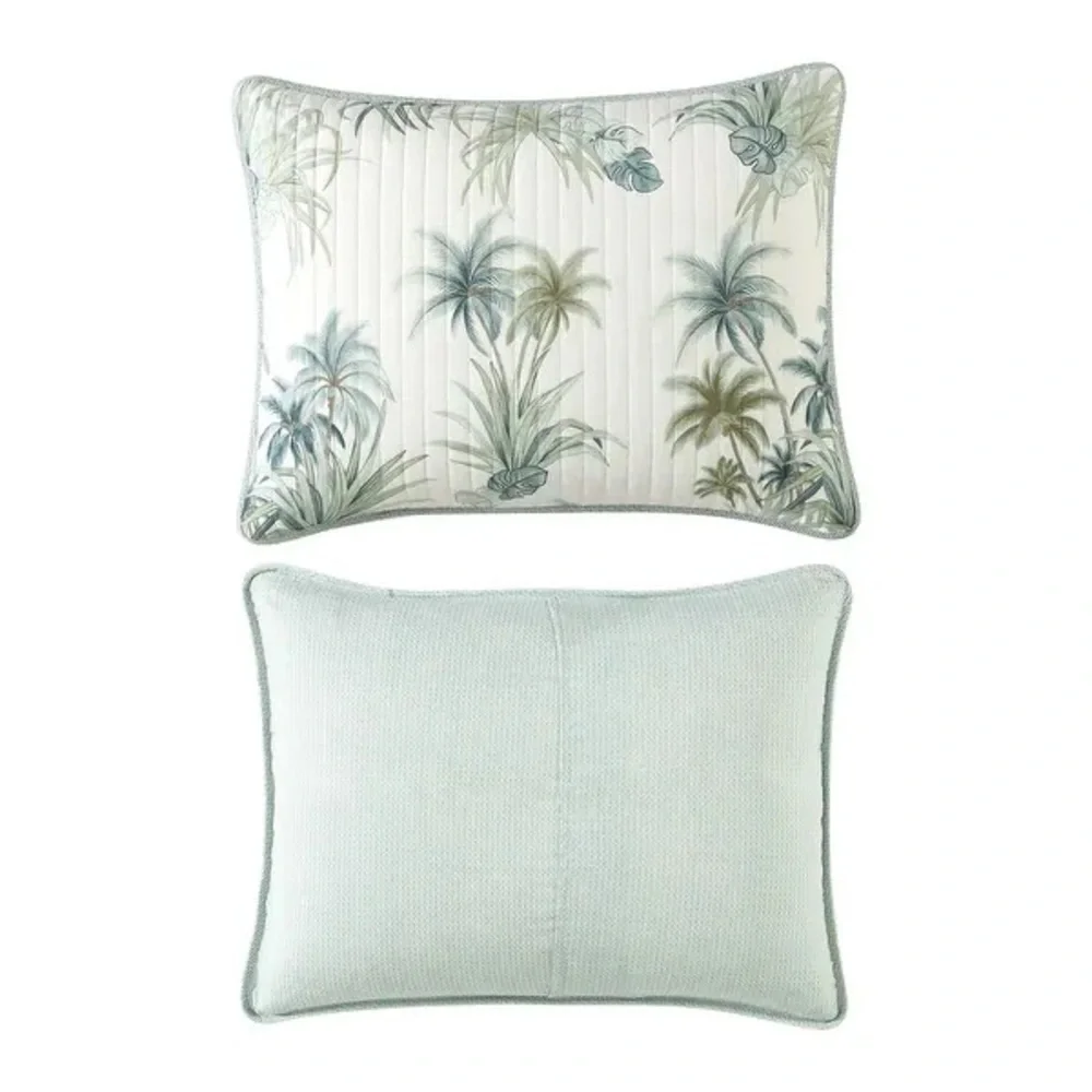 Tommy Bahama Serenity Palms Soft Texture Reversible Cotton Quilt Full/Queen